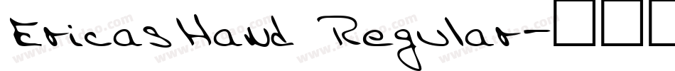 EricasHand Regular字体转换